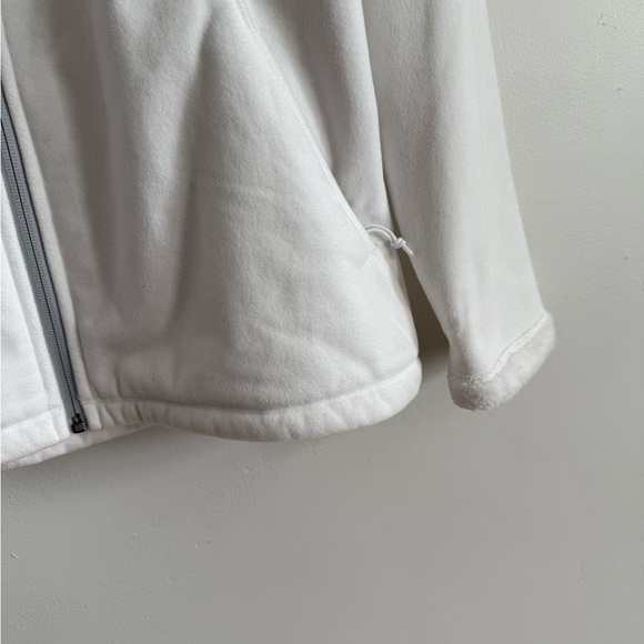 The North Face Osito Fleece Jacket Women’s White Full Zip Size L - Picture 3 of 9
